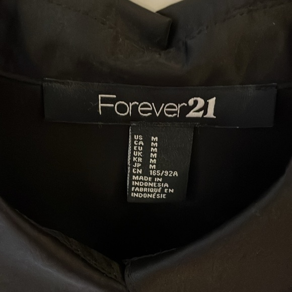 Black Blouse Button Up - Picture 2 of 3